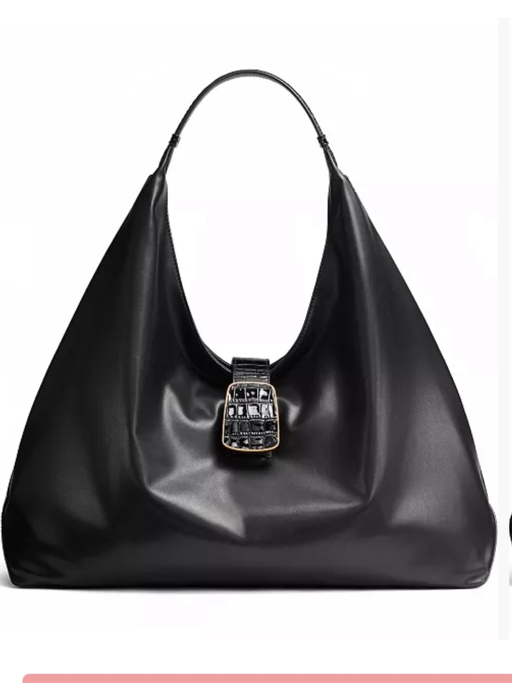 Donna Karan Percale Extra-Large Shoulder Bag